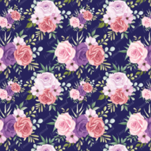 Floral 004 azul