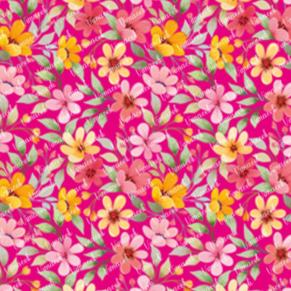 Floral 001 fucsia